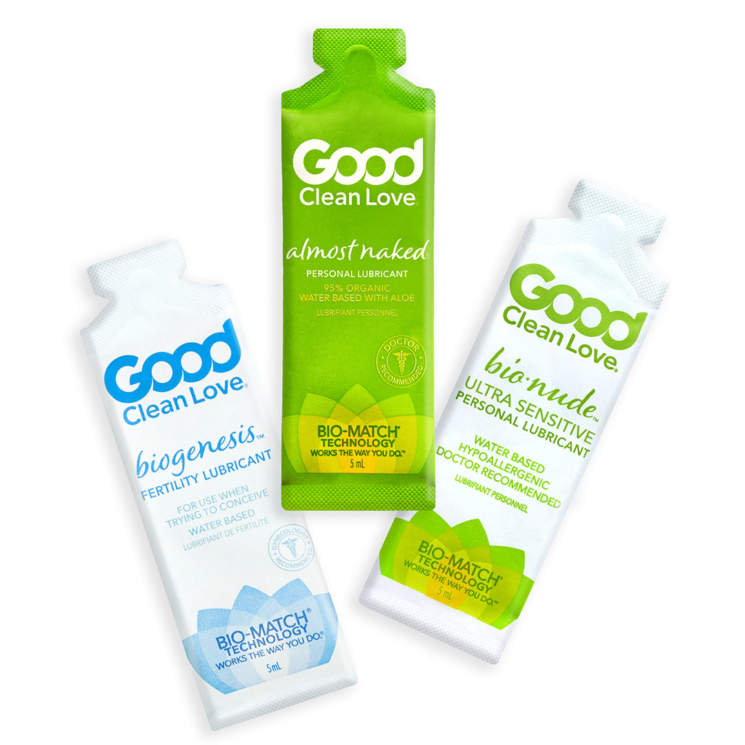 (3) Good Clean Love bio-nude Ultra Sensitive Personal Lubricant Water-Based
